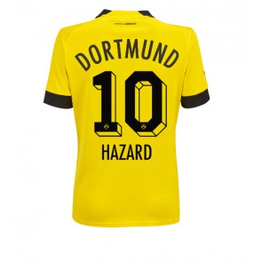 Borussia Dortmund Thorgan Hazard #10 Hemmatröja Dam 2022-23 Korta ärmar